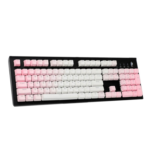 Gaming Mechanical Keyboard 104 Keys Pink Gradient 1