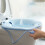 Female hip irrigator for bath bidet use 1