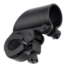 LED Flashlight Handlebar Mount Black 1 Pack
