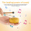 Toorise Steel Tongue Drum 6 Note with Mallet 6