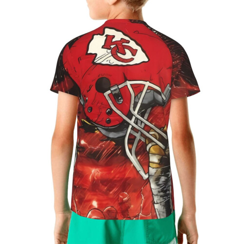 Νεανική κοντομάνικη μπλούζα KC Chiefs για λάτρεις των σπορ 1