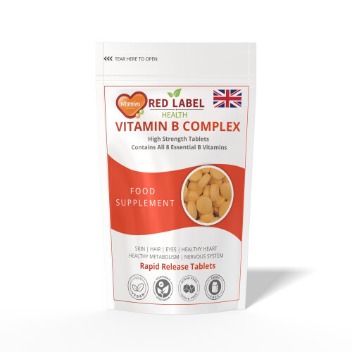 Vitamin B Complex 300 High Strength Tablets  B1 B2 B3 B5 B6 B7 B9 B12