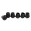 Folding Triangle Cane Stool with Rubber Tips 22mm Black 4