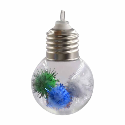 Christmas light bulb ornaments red fruit snowflake 20LED 1
