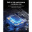 2X 2.4G Wireless Microphone Converter UHF Transmitter XLR Transmitter Receiver Adapter for Wired Dynamic 48v, B 5