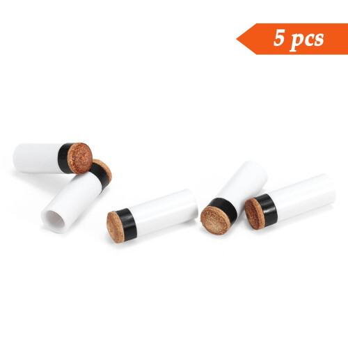 Tomfoto Pool Cue Tips Hard Ferrules 5PCS 12MM 13MM 2