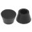 60PCS Noir Chaise Lit Table Meubles Caoutchouc Jambe Embouts 16mm Dia 4