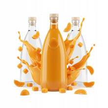 LOFT üvegpalack 500 ml-es likőr-, vodka- és alkohollé-kancsó 0,5 l