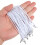 Weis elastic barbed cords white 50 pcs 3