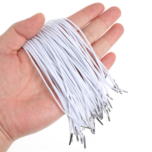 Weis elastic barbed cords white 50 pcs 2