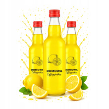 10x MONOPOL 500ml-es üveg citromos mintával vodkához