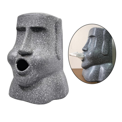 Dekorativer Serviettenhalter im Moai-Stil 2