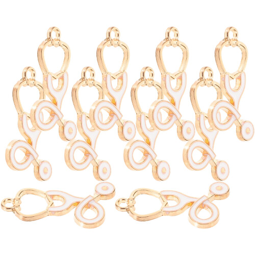 Nurse charm stethoscope pendant 10 pcs 2