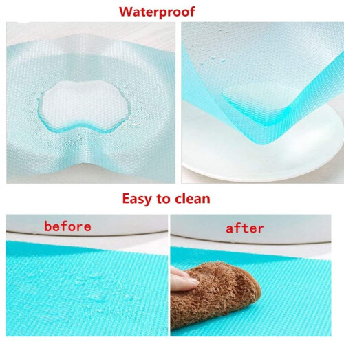 Washable Waterproof Fridge Mats Liners 9 Pack 2