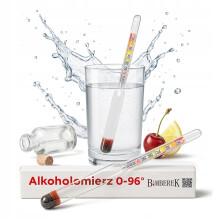 Alkoholmérő 0-96% holdfényhez, alkoholhoz, szeszes italokhoz, BIMBEREK-hez
