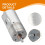Κινητήρας με γρανάζια JGA25-370DC, υψηλή ροπή 6V/12V/24V 5–1200 5