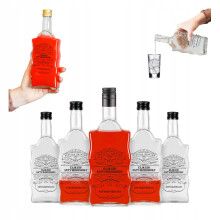 50x MOONSHELL FALA ÜVEG NYOMTATÁSSAL ANTIVIRUS ELIXÍR 500 ml vodkához