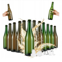 30x Üveg Pezsgőhöz, Ciderhez, Borhoz 750 ml Olive Pezsgő 0.75l