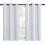 Rideaux thermiques occultants gris-blanc, 2 panneaux 2
