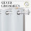 Rideaux thermiques occultants gris-blanc, 2 panneaux 3