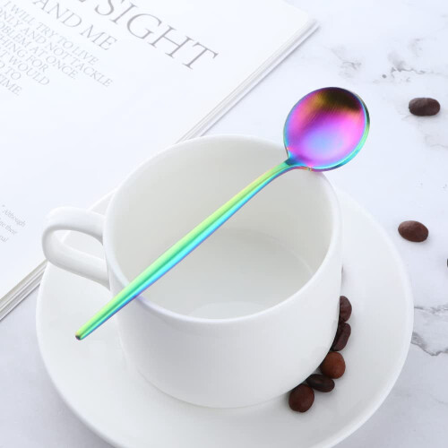 Espressoske i rustfrit stål, 12 stk. 2