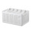 Foldable Plastic Storage Box with Dividers 3-Pack 2