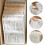 Foldable Plastic Storage Box with Dividers 3-Pack 4