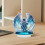 Hand-painted angel figurine boho acrylic 1 pc 5