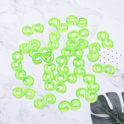 Rubber Band Clips Elastic S-Shaped Connectors 500 pcs 2
