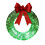 Lighted Christmas Wreath with LED Lights and Bow 2