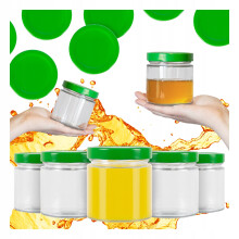 40x ATENA ÜVEGBESZEREK 410ml GYERTYÁKHOZ, UBORKA, LEKVÁR, MÉZ, KONZERV