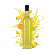 KRISTÁLYOS 500 ml-es ÜVEG PALACKOK MOONSHINE LIKŐRBOR LEVÉHEZ