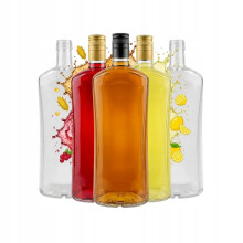 5 db-os DIVA palack 1000 ml-es MOONSHINE LIKŐRÖKHÖZ, VODKÁHOZ, ESKÜVŐRE 1L