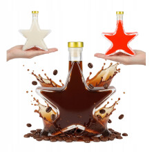 KARÁCSONYI CSILLAG PALACK 200 ML LIKŐRÖKHÖZ, BOROKHOZ, KARÁCSONYI AJÁNDÉKOKHOZ