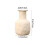 White Ceramic Vase Minimalist Textured 5.5 in 2