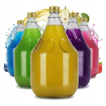 5x DAMA 3L GASIORS Borosüveg Lufi Likőrökhöz Borokhoz, Gyümölcslevekhez, Alkoholokhoz