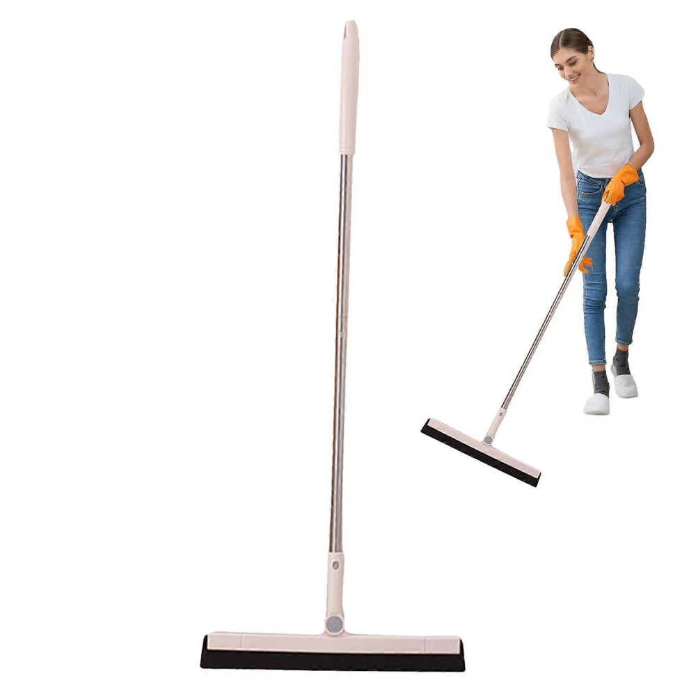 Floor Scraper 180 Rotating Retractable Bathroom Floor Wiper for Wet Dry Cleaning and Pet Hair-image-OPC-PWDSTQ8-NEW
