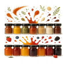 100 db 40 ml-es üveg tetővel mézhez, lekvárhoz, gyógynövényekhez, fűszerekhez, esküvői krémhez