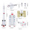 Kit de modelo espacial com figuras de astronautas e satélites (7 peças) 3