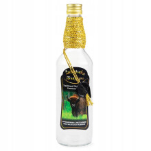 Monopoly díszes üveg 500ml HÁZI KÉSZÍTÉSŰ ŻUBRÓWKA