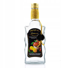 Hullámos díszítésű palack 500ml HÁZI MANGOWKA 0.5l
