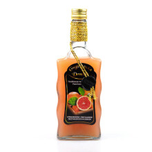 Dekoratív hullámos üveg 500ml HÁZI GRÉPFRÚT