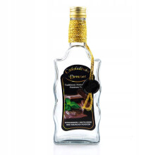 Hullámos díszítésű palack 500ml HÁZI CSOKOLÁDÉ