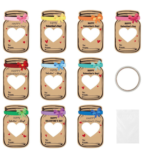 Valentine's Day Greeting Card Set Romantic Assorted 12-Pack 1