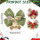 Mini Laços de Natal Decorativos em Juta Verde e Vermelha de 5,6 cm (2,2 polegadas) 3