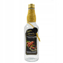 Monopoly díszes üveg 500ml HÁZI KÉSZÍTÉSŰ MÁLNA
