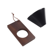 2X Pour over Coffee Filter Funnel Cup Ceramic Pour over Coffee Dripper Coffee Maker Reusable Coffee Filter
