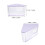 Bac à sable et toilettes pour hamster violet ABS (1 pièce) 2