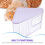 Bac à sable et toilettes pour hamster violet ABS (1 pièce) 3