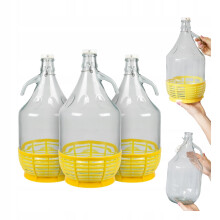 6x DAMA 5L-es kosár + zárható szalag borhoz, napfüsthöz, likőrökhöz